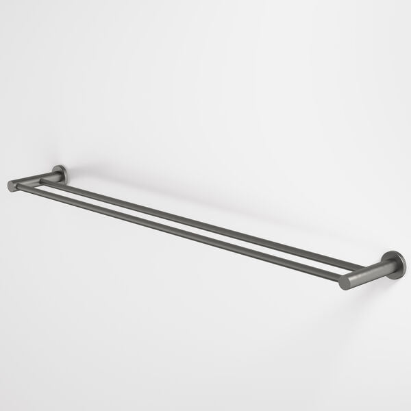 Caroma Liano II Double Towel Rail 840mm - Gun Metal