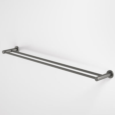 Caroma Liano II Double Towel Rail 840mm - Gun Metal