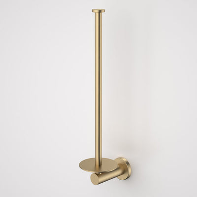 Caroma Liano II Spare Toilet Roll Holder - Brushed Brass