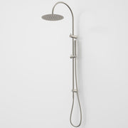 Caroma Liano II 3 Function Microphone Rail Shower with Overhead - Brushed Nickel