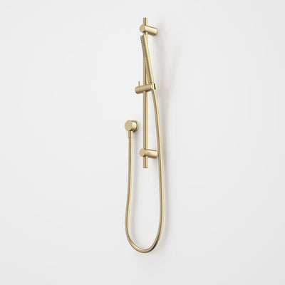 Caroma Liano II 3 Function Microphone Rail Shower - Brushed Brass