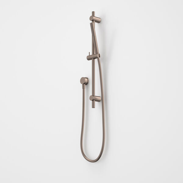 Caroma Liano II 3 Function Microphone Rail Shower - Brushed Bronze