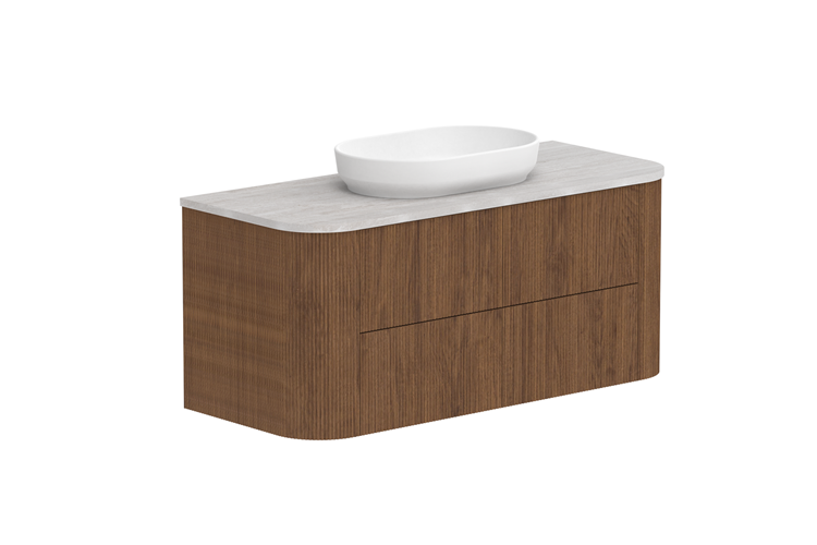 ADP Thirroul Wall Hung Vanity Cherry Pie Benchtop