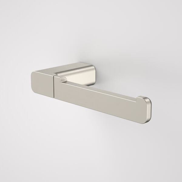 Caroma Luna Toilet Roll Holder - Brushed Nickel