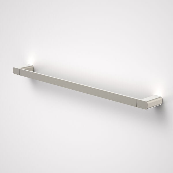 Caroma Luna Single Towel Rail 630mm - Brushed Nickel