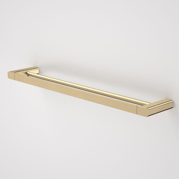 Caroma Luna Double Towel Rail 630mm - Brushed Brass
