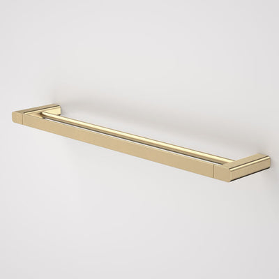 Caroma Luna Double Towel Rail 630mm - Brushed Brass