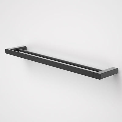 Caroma Luna Double Towel Rail 630mm - Black