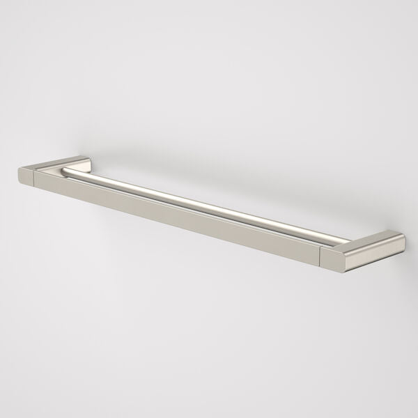 Caroma Luna Double Towel Rail 630mm - Brushed Nickel