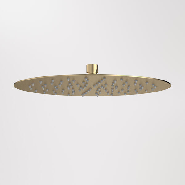 Caroma 300mm Round Rain Shower - Brushed Brass