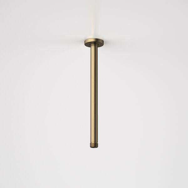 Caroma 300mm Ceiling Shower Arm - Brushed Brass