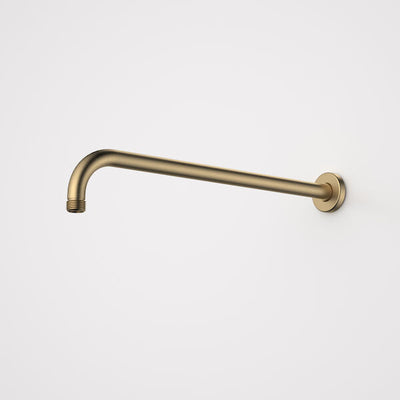 Caroma 415mm Right Angled Shower Arm - Brushed Brass