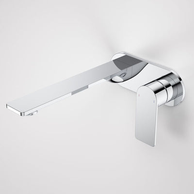 Caroma Urbane® II 220mm Wall Basin / Bath Mixer - Round Cover Plate - Chrome - Sales Kit - LF