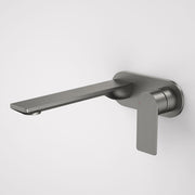 Caroma Urbane II 220mm Wall Basin / Bath Mixer - Round Cover Plate - Gunmetal
