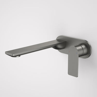 Caroma Urbane® II 220mm Wall Basin / Bath Mixer - Round Cover Plate - Gunmetal - Sales Kit - LF