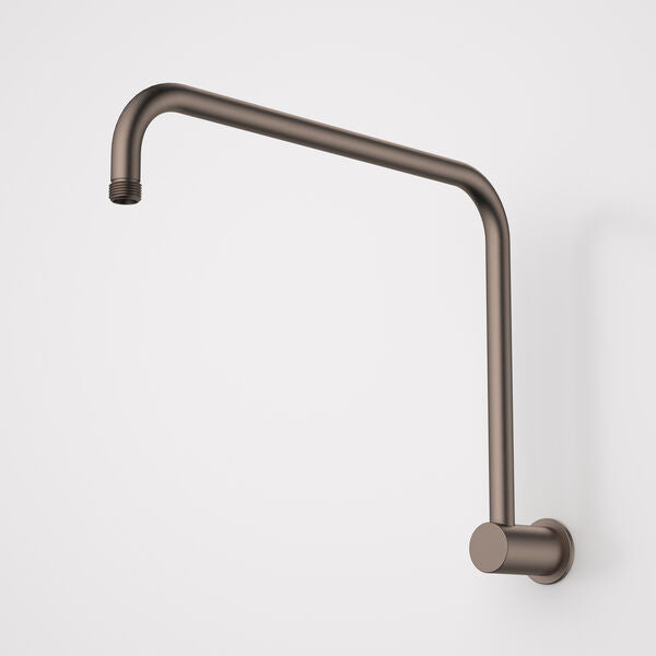 Caroma 460mm Upswept Shower Arm - Brushed Bronze