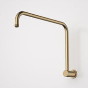 Caroma 460mm Upswept Shower Arm - Brushed Brass