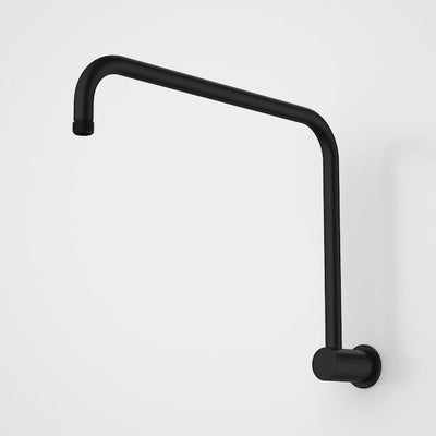 Caroma 460mm Upswept Shower Arm - Matte Black