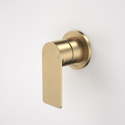 Caroma Urbane® II Bath / Shower Mixer - Round Cover Plate - Brushed Brass