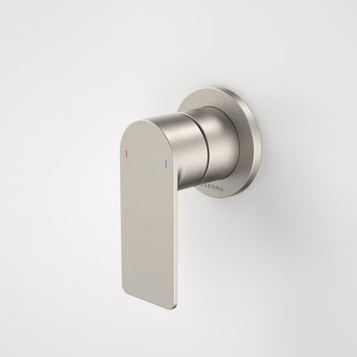 Caroma Urbane® II Bath / Shower Mixer - Round Cover Plate - Brushed Nickel