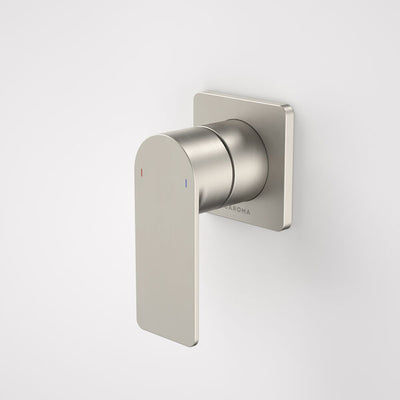 Caroma Urbane® II Bath / Shower Mixer - Square Cover Plate - Brushed Nickel