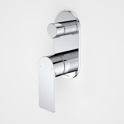 Caroma Urbane® II Bath / Shower Mixer With Diverter - Round Cover Plate - Chrome