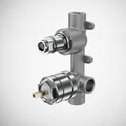 Caroma EasySwitch Universal Bath / Shower Mixer With Diverter Inwall Body - Stainless Steel