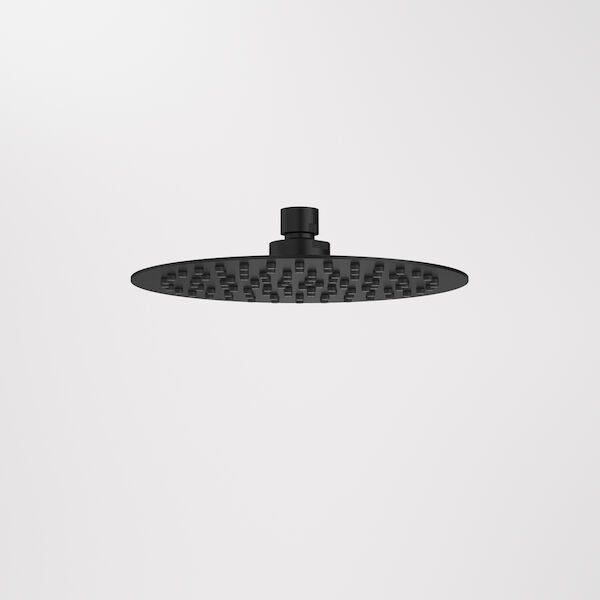 Caroma 200mm Round Rain Shower - Matte Black