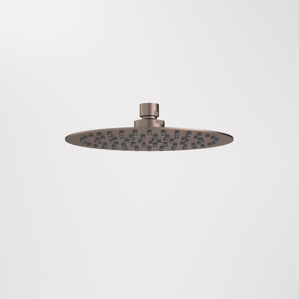 Caroma 200mm Round Rain Shower - Brushed Bronze