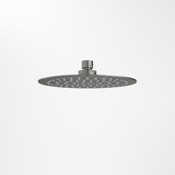 Caroma 200mm Round Rain Shower - Gunmetal