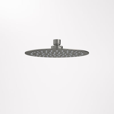 Caroma 200mm Round Rain Shower - Gunmetal