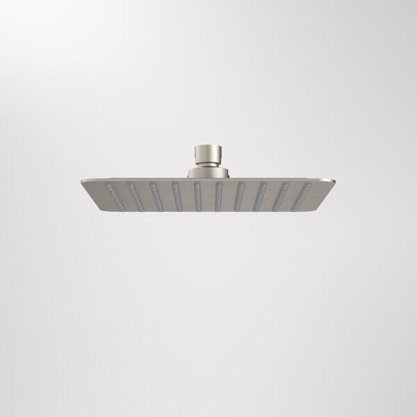 Caroma 200mm Square Rain Shower - Brushed Nickel