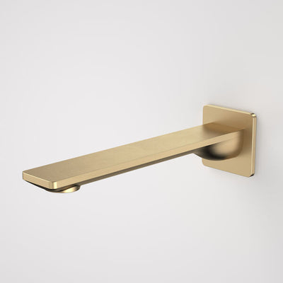 Caroma Urbane® II 220mm Basin / Bath Outlet - Square Cover Plate - Brushed Brass - LF