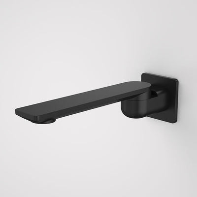 Caroma Urbane® II 220mm Bath Swivel Outlet - Square Cover Plate - Matte Black