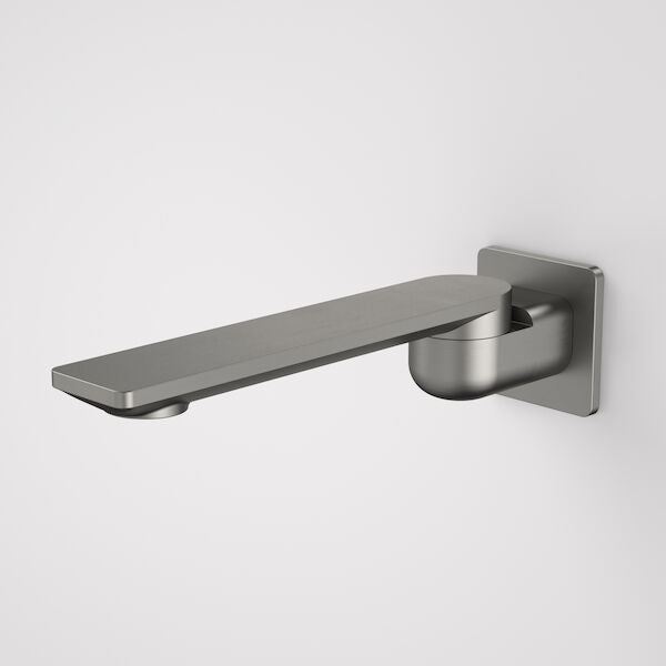 Caroma Urbane II 220mm Bath Swivel Outlet - Square Cover Plate - Gunmetal