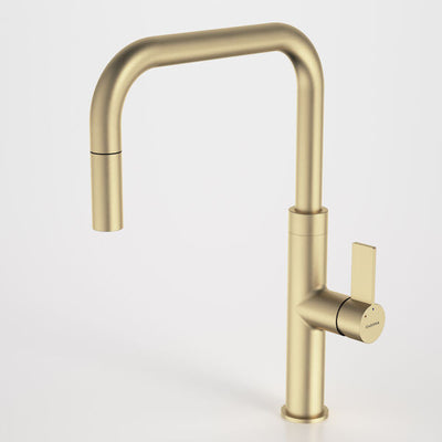 Caroma Urbane® II Pull Out Sink Mixer - Brushed Brass - Lead Free