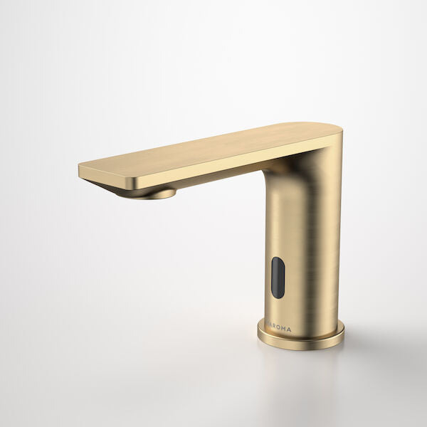 Caroma Urbane II Sensor Hob Mounted Outlet - Brushed Brass