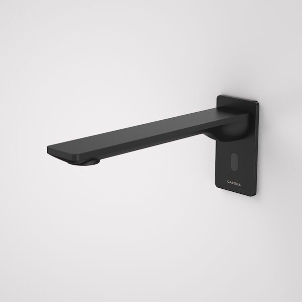 Caroma Urbane II Sensor 220mm Wall Outlet Sales Kit - Matte Black