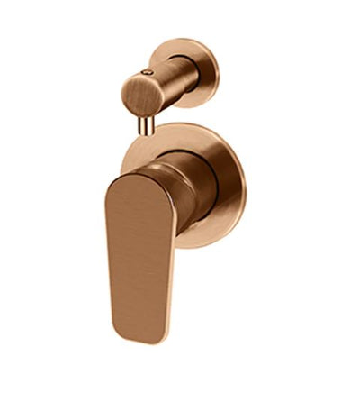 Meir Round Diverter Mixer Paddle Handle Trim Kit (In-wall body not included) Lustre Bronze