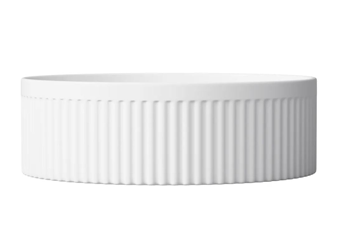 Oxford Round Gloss White Basin