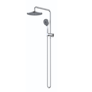 Modern National Half Shower Column Set Round - Chrome