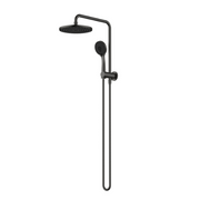 Modern National Half Shower Column Set Round - Matte Black