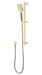 Modern National Kiama Shower On Rail - Brushed Bronze