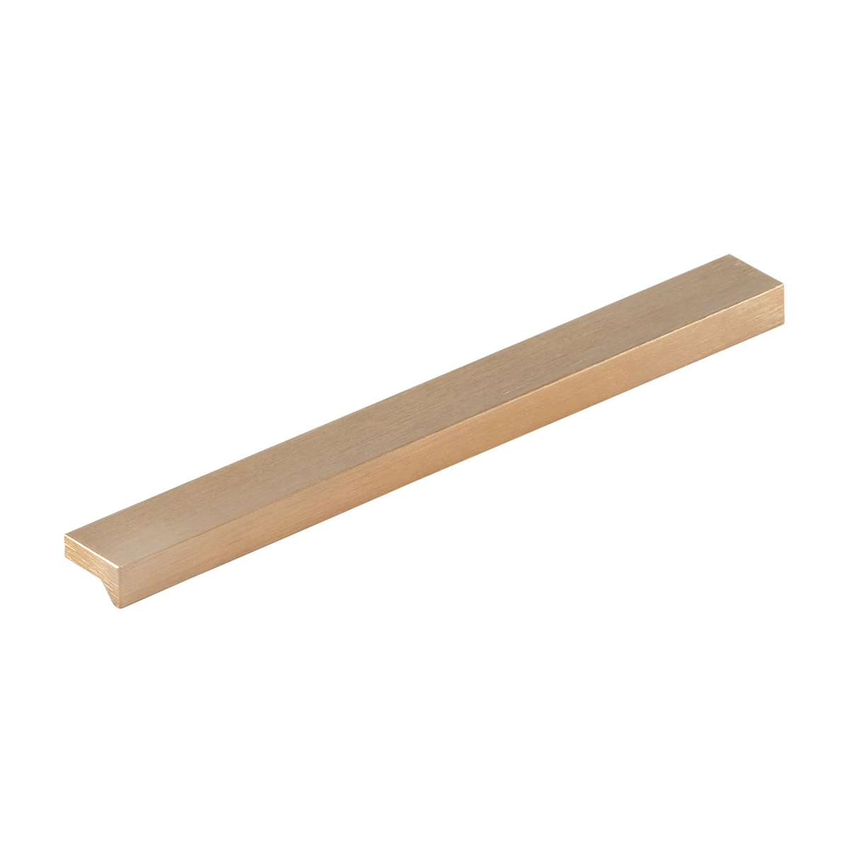 Momo Angle Pull Handle 128mm in Brushed Dark Brass