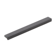 Momo Angle Pull Handle 128mm in Metallic Grey