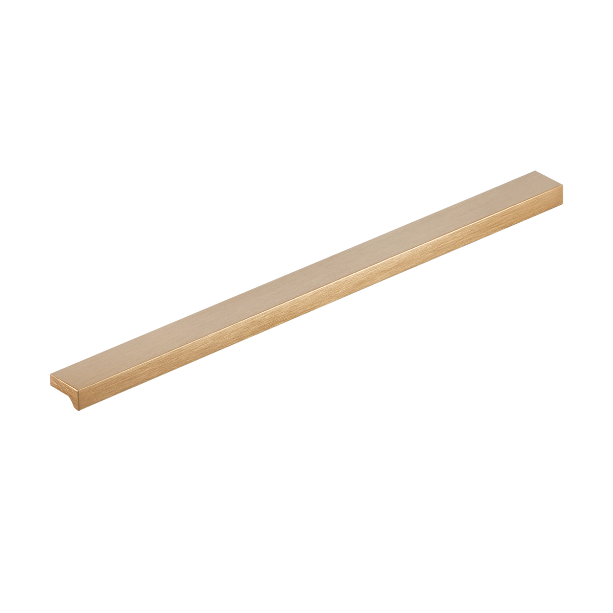 Momo Angle Pull Handle 192mm in Brushed Dark Brass