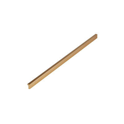 Momo Angle Pull Handle 480mm in Brushed Dark Brass