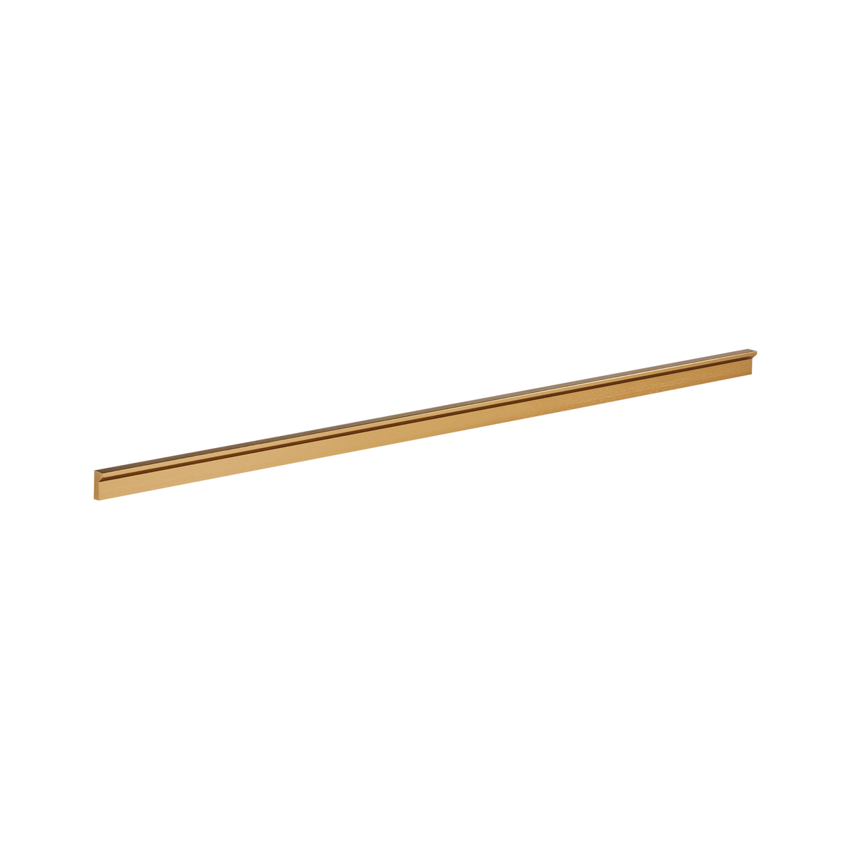 Momo Angle Pull Handle 480mm in Brushed Dark Brass - view 2