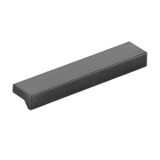 Momo Angle Pull Handle 64mm in Metallic Grey