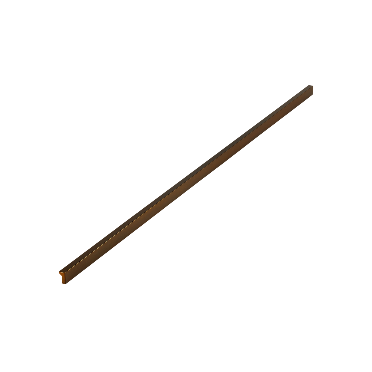 Momo Angle Pull Handle 640mm in Metallic Golden Brown